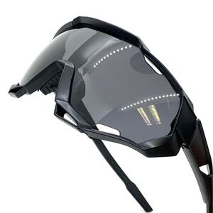 Sport Sunglasses Black Lens Cycling Running Fishing Golf UV Protection Shield‎
